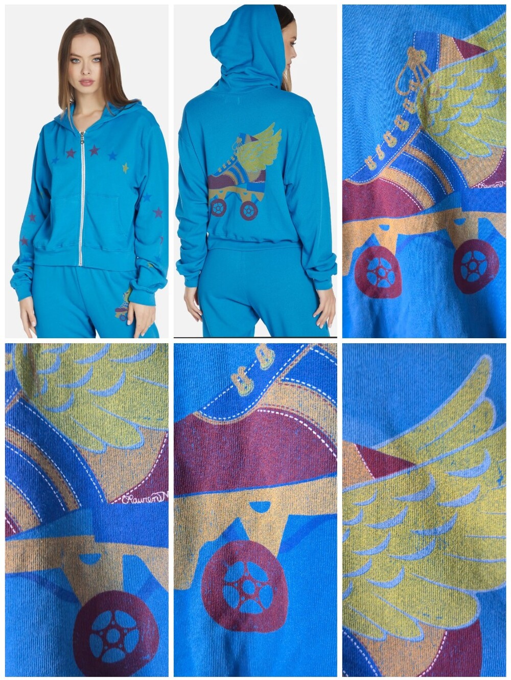 Lauren Moshi Retro Skate lachelle hoodie